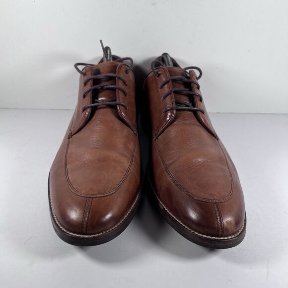 Cole Haan Lenox Hill Split Toe Brown Oxford Dress Shoes Men's Size 10 M - Picture 2 of 8